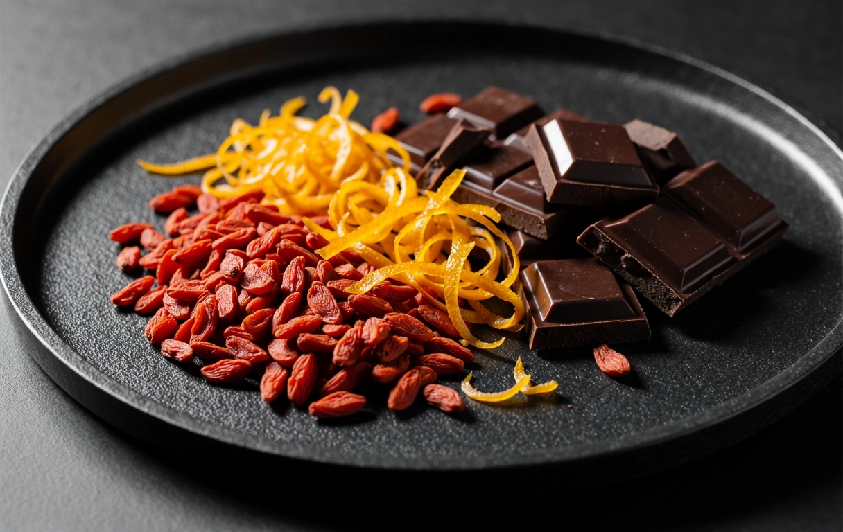 Raw ingredients for focus and energy