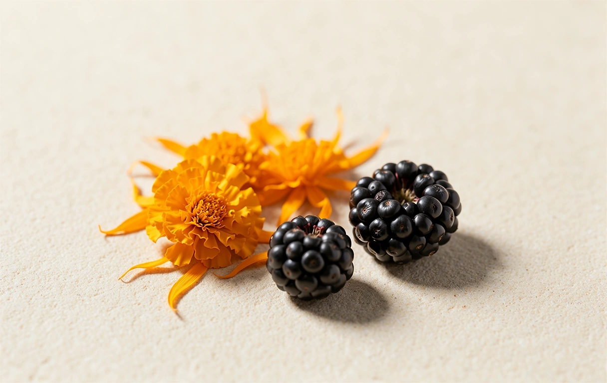 Natural botanical ingredients for visual support